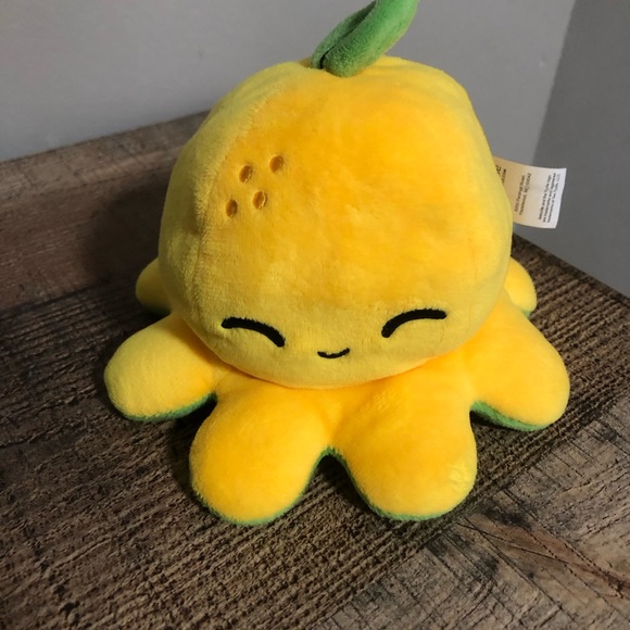 COPY - Teeturtle reversible octopus plush lemon lime - Picture 1 of 4